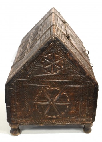 Antique Mughal jewelry box  - India Rajasthan 18th century - Louis XIV